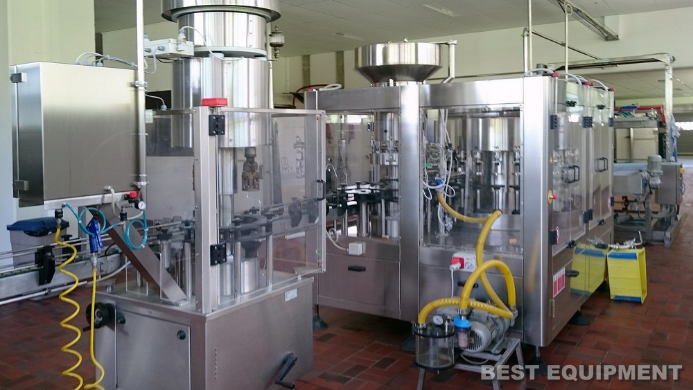 Bottling line wine Eurostar