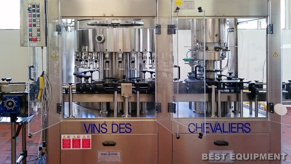 Bottling line wine Eurostar