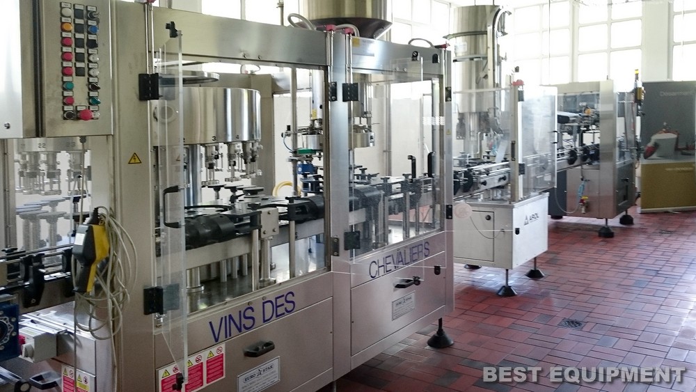 Bottling line wine Eurostar